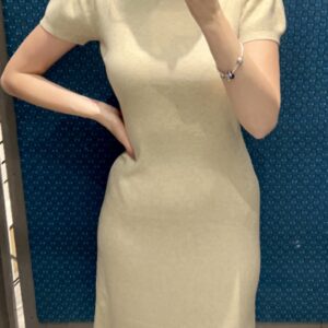 Robe beige Petite