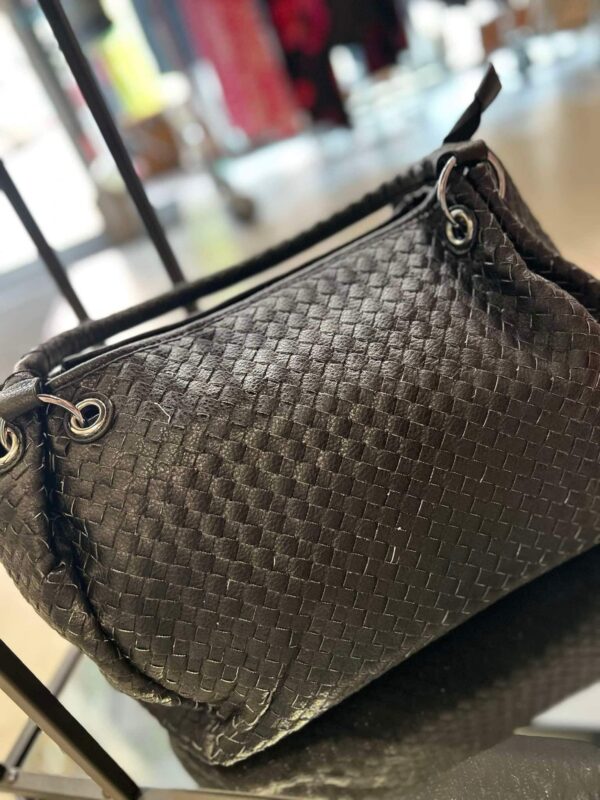 Sac Giuliano tressé noir